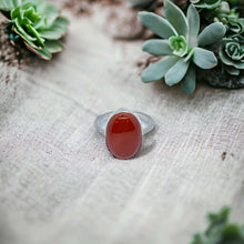 Load image into Gallery viewer, Carnelian Fire Ring | Sterling Silver