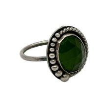 Load image into Gallery viewer, Serpentine Oval Gemstone Ring