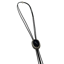 Load image into Gallery viewer, Blue Goldstone Bolo Tie