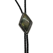 Load image into Gallery viewer, Labradorite Bolo Tie