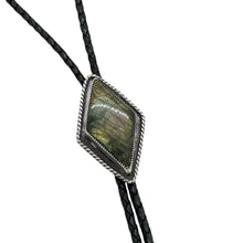 Load image into Gallery viewer, Labradorite Bolo Tie
