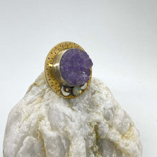 Load image into Gallery viewer, Sun & Moon Amethyst Ring
