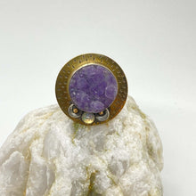 Load image into Gallery viewer, Sun & Moon Amethyst Ring