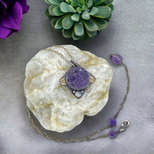 Load image into Gallery viewer, Moon Amethyst Necklace