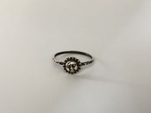 Load image into Gallery viewer, Sun Stacking Ring. Sterling silver stacker jewelry mix and match. Sun salutation positivity jewelry.