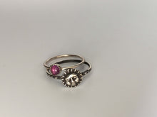 Load image into Gallery viewer, Sun Stacking Ring. Sterling silver stacker jewelry mix and match. Sun salutation positivity jewelry.