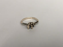 Load image into Gallery viewer, Elephant Stacking Ring. Sterling silver stacker jewelry mix and match. Good luck symbol jewelry.