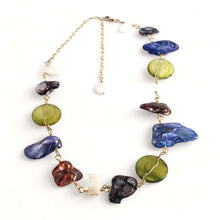 Load image into Gallery viewer, Colorful Pearl Necklace | 14K Gold Filled