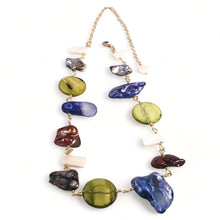 Load image into Gallery viewer, Colorful Pearl Necklace | 14K Gold Filled
