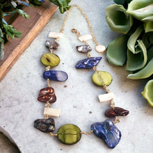 Load image into Gallery viewer, Colorful Pearl Necklace | 14K Gold Filled