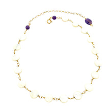 Load image into Gallery viewer, Golden Labradorite Shell Bead Necklace