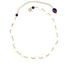 Load image into Gallery viewer, Golden Labradorite Shell Bead Necklace