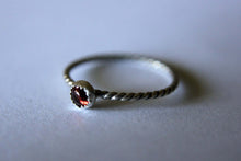 Load image into Gallery viewer, One Stackable Ring Mix and Match SINGLE Gemstones Sterling Silver band stacking ring