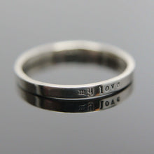 Load image into Gallery viewer, Three 14k white gold gemstone stacking rings set. Custom band set of 3 rings gemstone stacking rings.