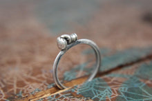 Load image into Gallery viewer, Prize Fighter Stacking Ring. Sterling silver boxing glove ring. Strong female jewelry. Fierce female feminist ring.
