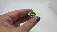 Load and play video in Gallery viewer, Serpentine Serenity: Handcrafted Sterling Silver Adjustable Ring