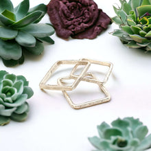 Load image into Gallery viewer, Companions Square Rings | Sterling Silver