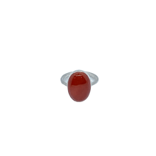Load image into Gallery viewer, Carnelian Fire Ring | Sterling Silver