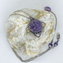 Load image into Gallery viewer, Moon Amethyst Necklace