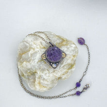 Load image into Gallery viewer, Moon Amethyst Necklace