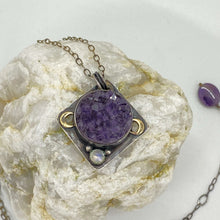 Load image into Gallery viewer, Moon Amethyst Necklace