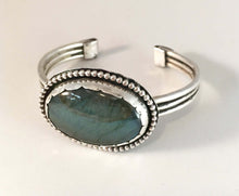 Load image into Gallery viewer, Labradorite Cuff | Sterling Silver