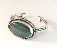 Load image into Gallery viewer, Labradorite Cuff | Sterling Silver