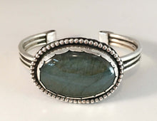 Load image into Gallery viewer, Labradorite Cuff | Sterling Silver