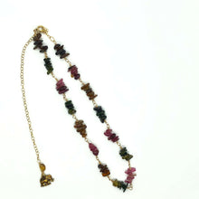 Load image into Gallery viewer, Watermelon Tourmaline Necklace | 14K Gold Filled