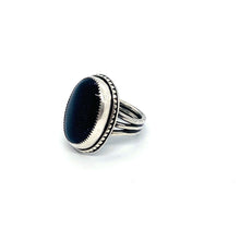 Load image into Gallery viewer, Blue Goldstone Ring | Sterling Silver
