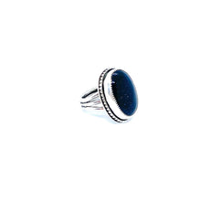 Load image into Gallery viewer, Blue Goldstone Ring | Sterling Silver