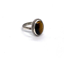 Load image into Gallery viewer, Protective Tiger's Eye Ring | Sterling Silver