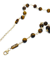 Load image into Gallery viewer, Wire Wrapped Tiger's Eye Necklace | 14K Gold Filled