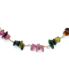 Load image into Gallery viewer, Watermelon Tourmaline Necklace | 14K Gold Filled