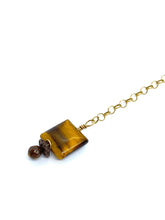 Load image into Gallery viewer, Wire Wrapped Tiger's Eye Necklace | 14K Gold Filled
