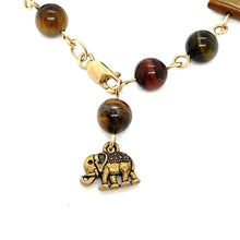 Load image into Gallery viewer, Tiger's Eye Protection Bracelet | 14K Gold Filled