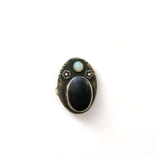 Load image into Gallery viewer, Onyx &amp; Opal Ring
