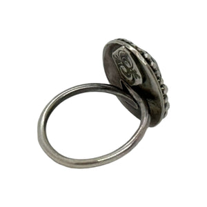 Serpentine Oval Gemstone Ring
