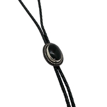 Load image into Gallery viewer, Onyx Bolo Tie
