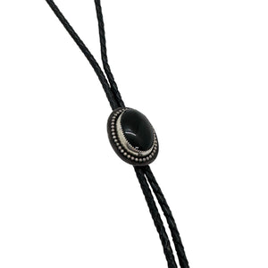 Onyx Bolo Tie