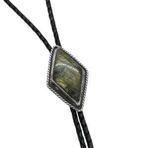 Labradorite Bolo Tie