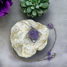 Load image into Gallery viewer, Moon Amethyst Necklace
