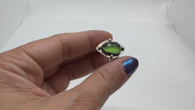 Load and play video in Gallery viewer, Serpentine Serenity: Handcrafted Sterling Silver Adjustable Ring
