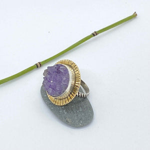 Sun Amethyst Ring