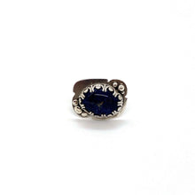 Load image into Gallery viewer, Lapis Lazuli sterling Silver ring
