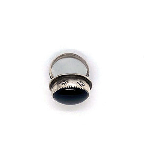 Onyx Sterling Silver Ring "Protecao"