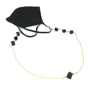 Hang in there! Onyx 3 in 1 mask chain/ necklace/necklace holder