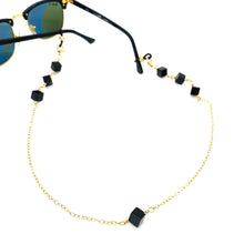 Load image into Gallery viewer, Hang in there! Onyx 3 in 1 mask chain/ necklace/necklace holder
