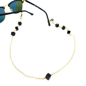 Hang in there! Onyx 3 in 1 mask chain/ necklace/necklace holder